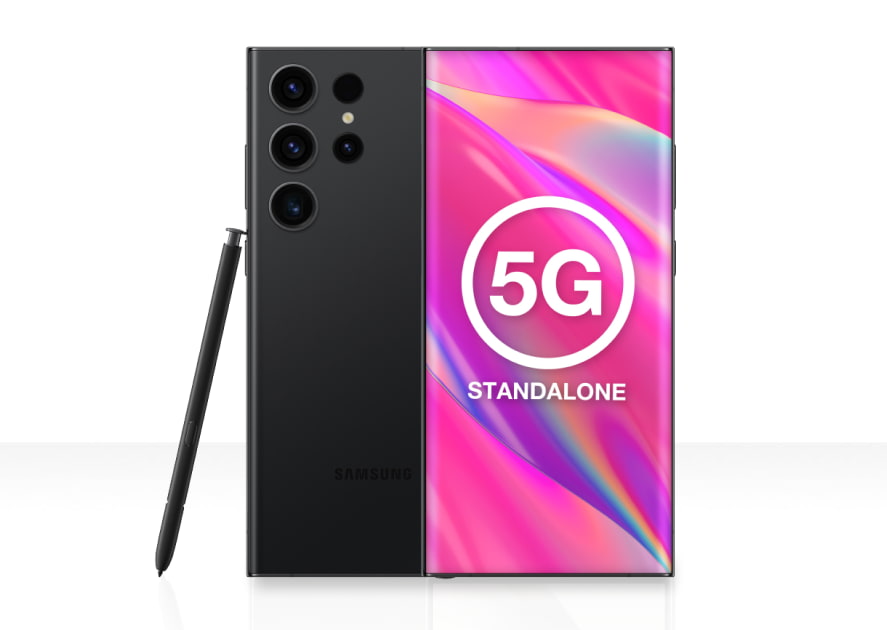 Image of Phone with 5G Standalone logo