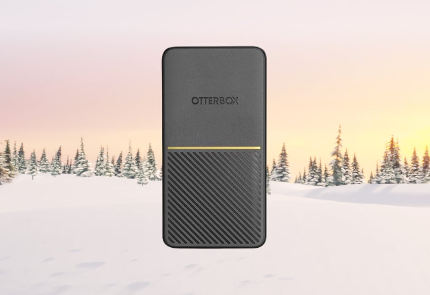 Black Otterbox portable charger