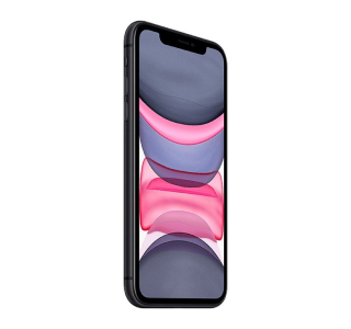 A closeup of the iPhone 11's display