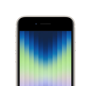 A closeup of the iPhone SE's display A closeup of the iPhone SE's display