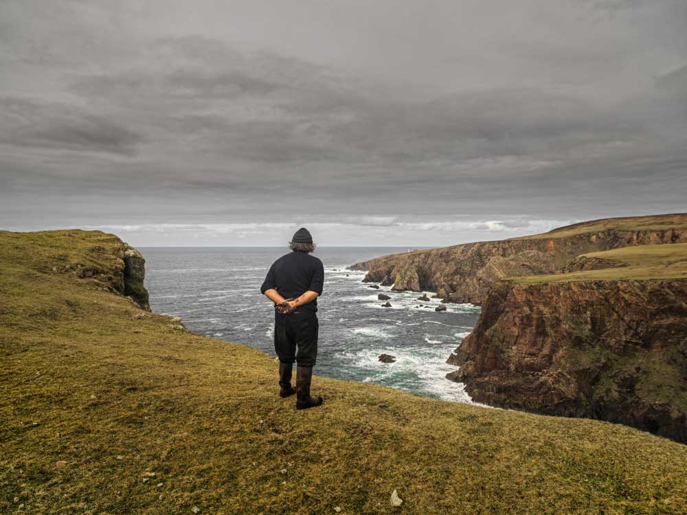 Turf Cutter looking out to sea