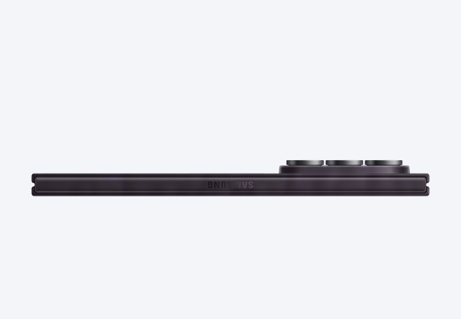 Horizontal side view of the Samsung Galaxy Z Fold8 Ultra phone closed