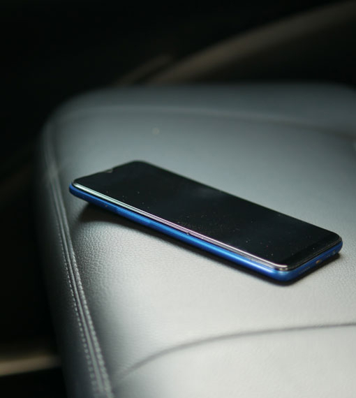 Phone left on a seat