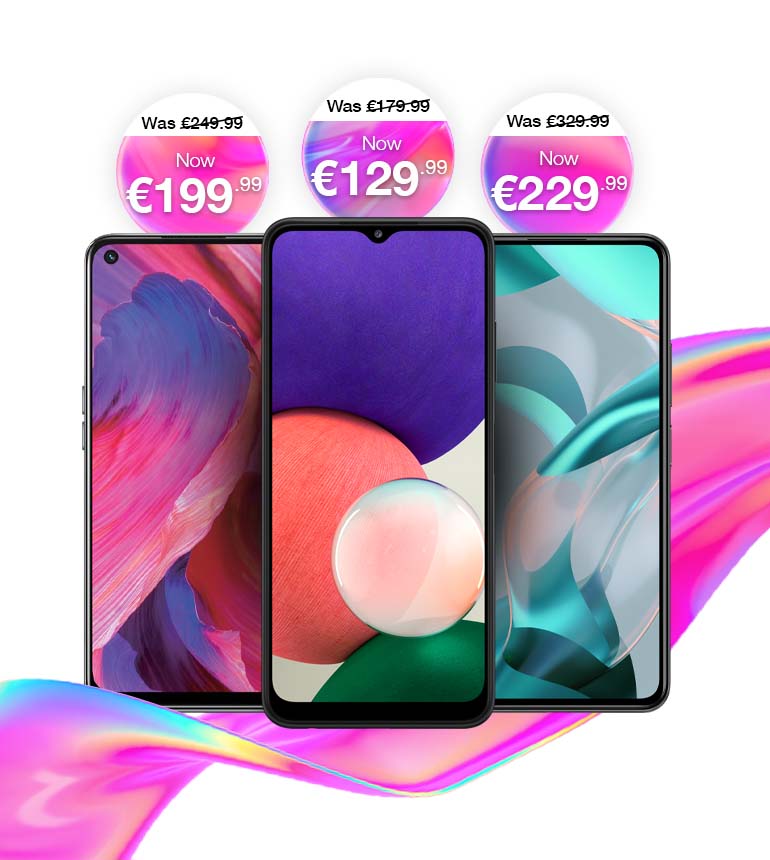 3 phones on special offer when you switch to three