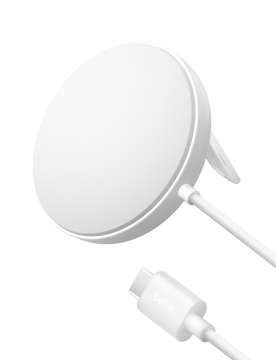 White Belkin 15w charging pad