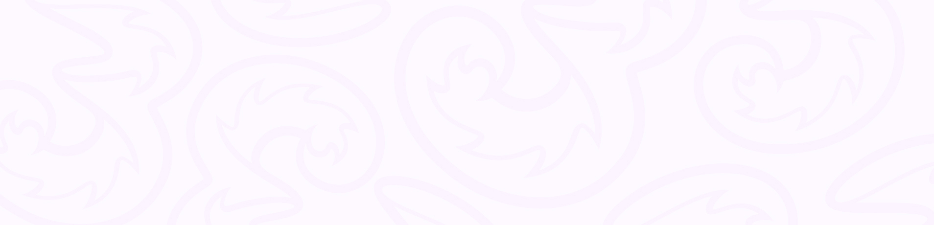 Light pink abstract swirl pattern the 3 logo on white background.