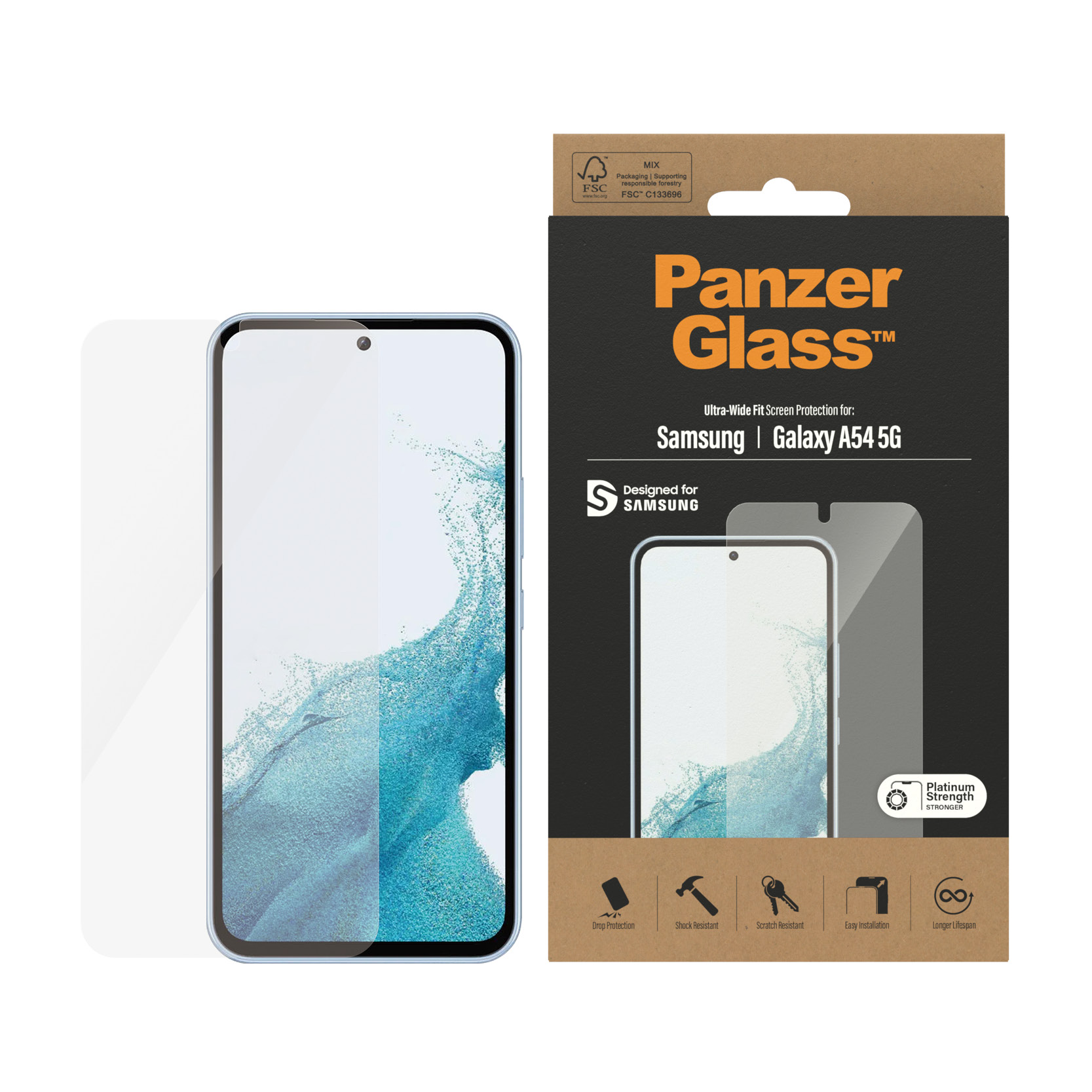 PanzerGlass Ultra-Wide Samsung S24 Ultra Screenprotector Privacy