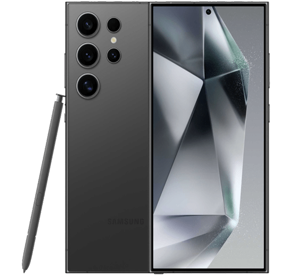 A black Samsung Galaxy Flip