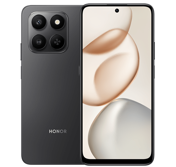 A black Honor smartphone